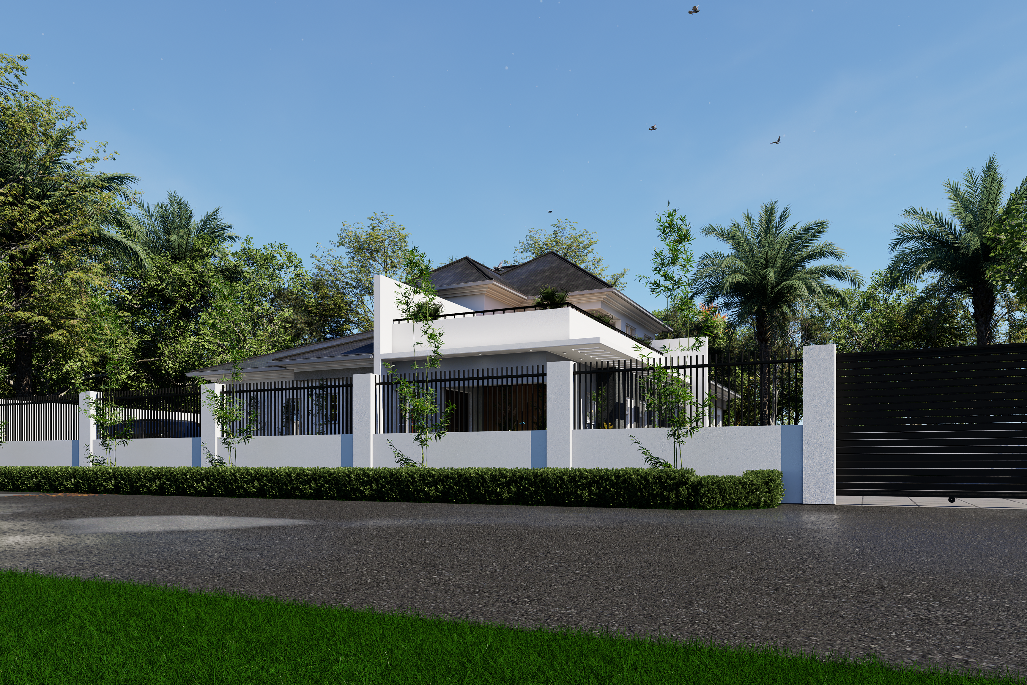 Edo Country Manor - Side View
